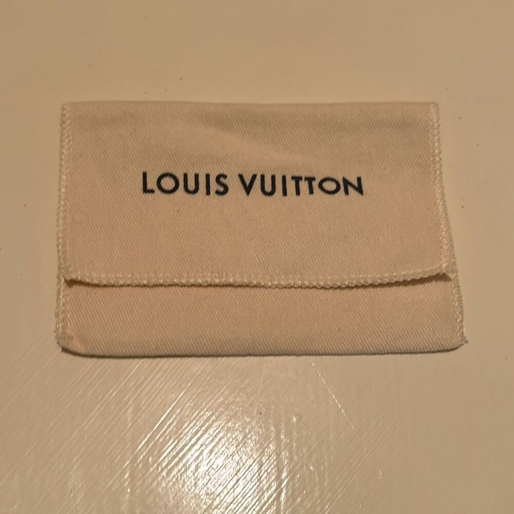 Louis Vuitton Mini Dust Cover Neutral Beige With Logo Fold Over Travel Storage